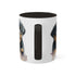 Rottweiler Pupies - Color Accent Mugs, 11oz